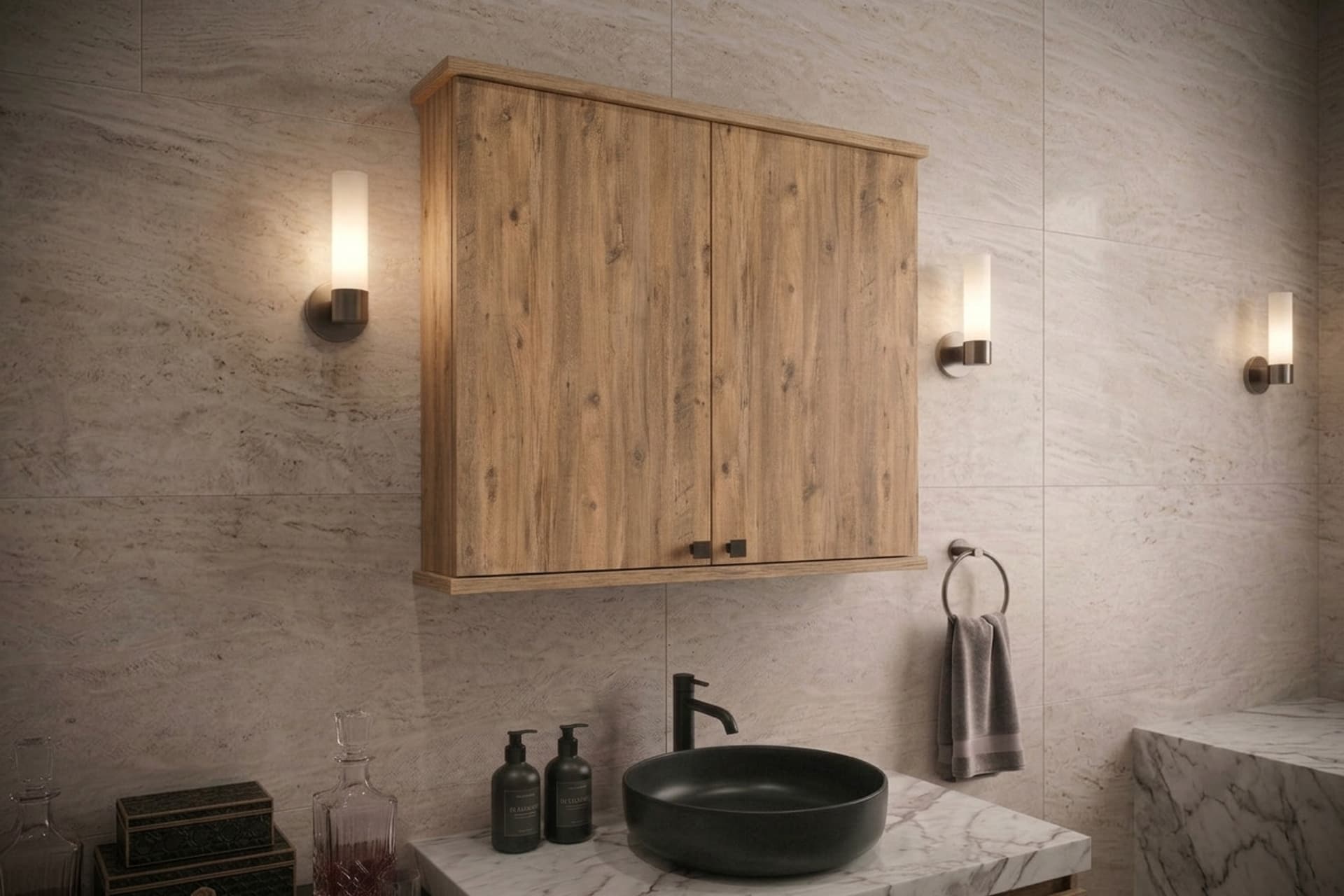 RUDA BANYO DOLABI, ATLANTİK ÇAM, İKİ KAPAKLI