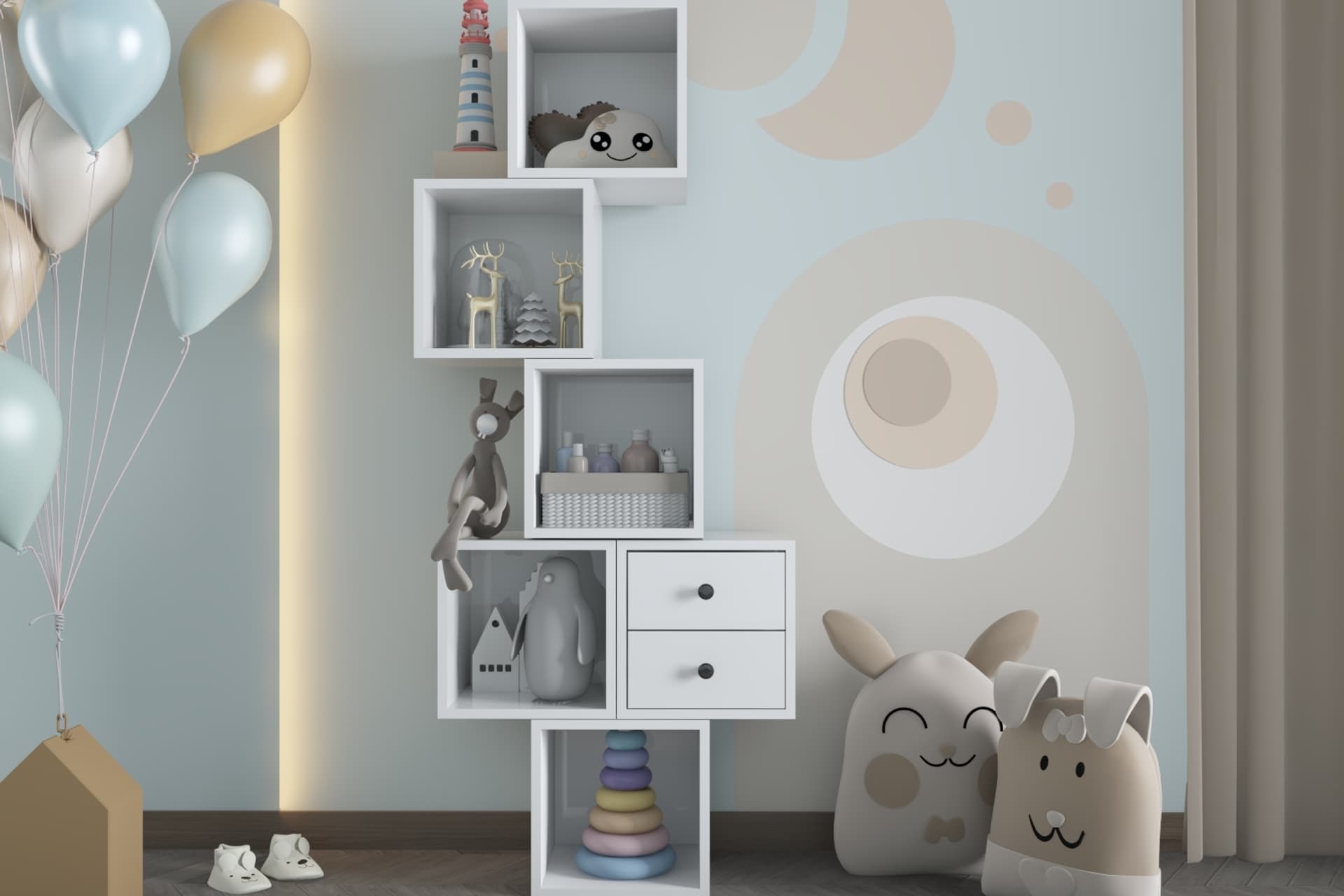 PLAYBOX OYUNCAK DOLABI, PNR-OD-1001