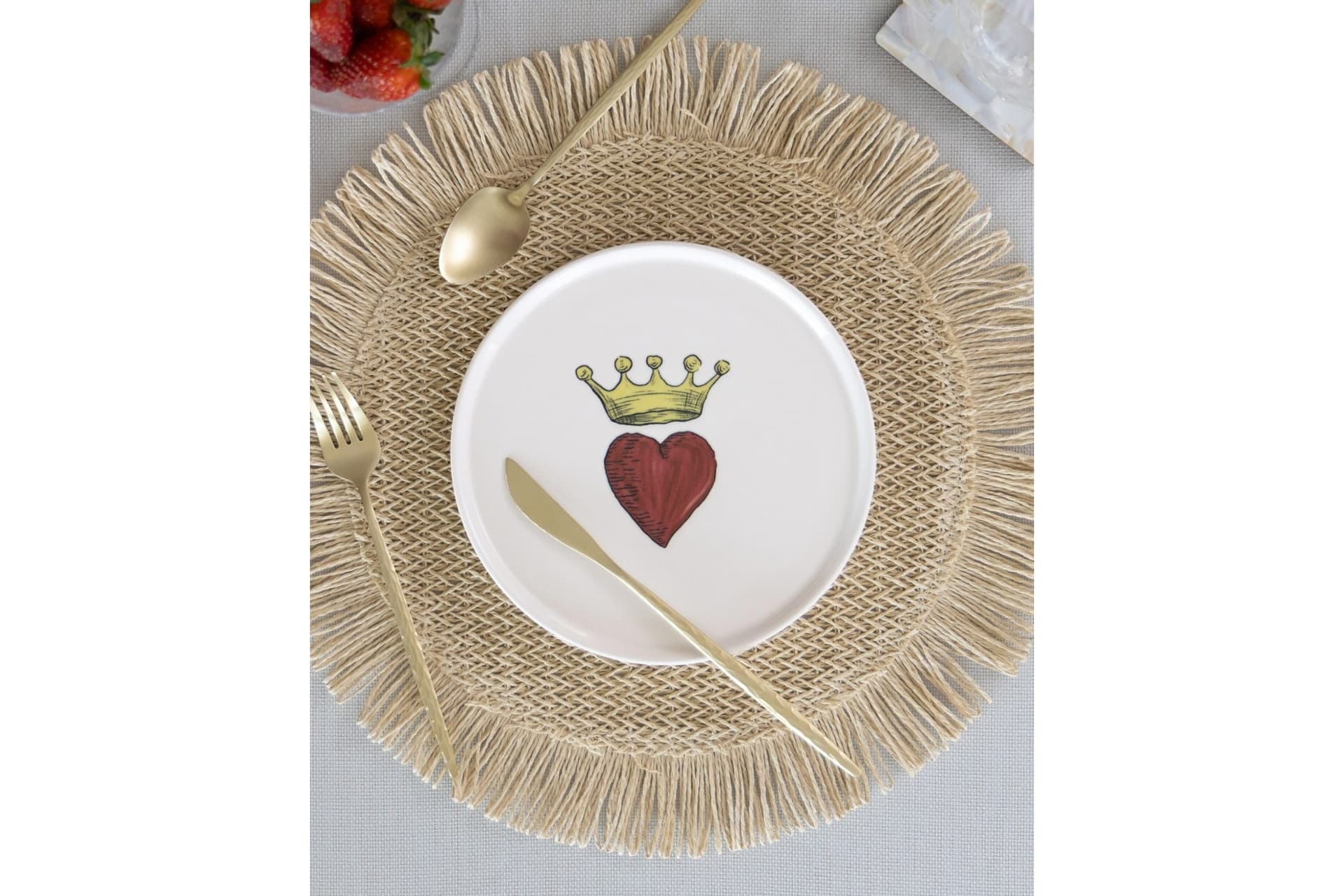 THE MİA LUV PASTA TABAĞI 6LI SET 19 CM