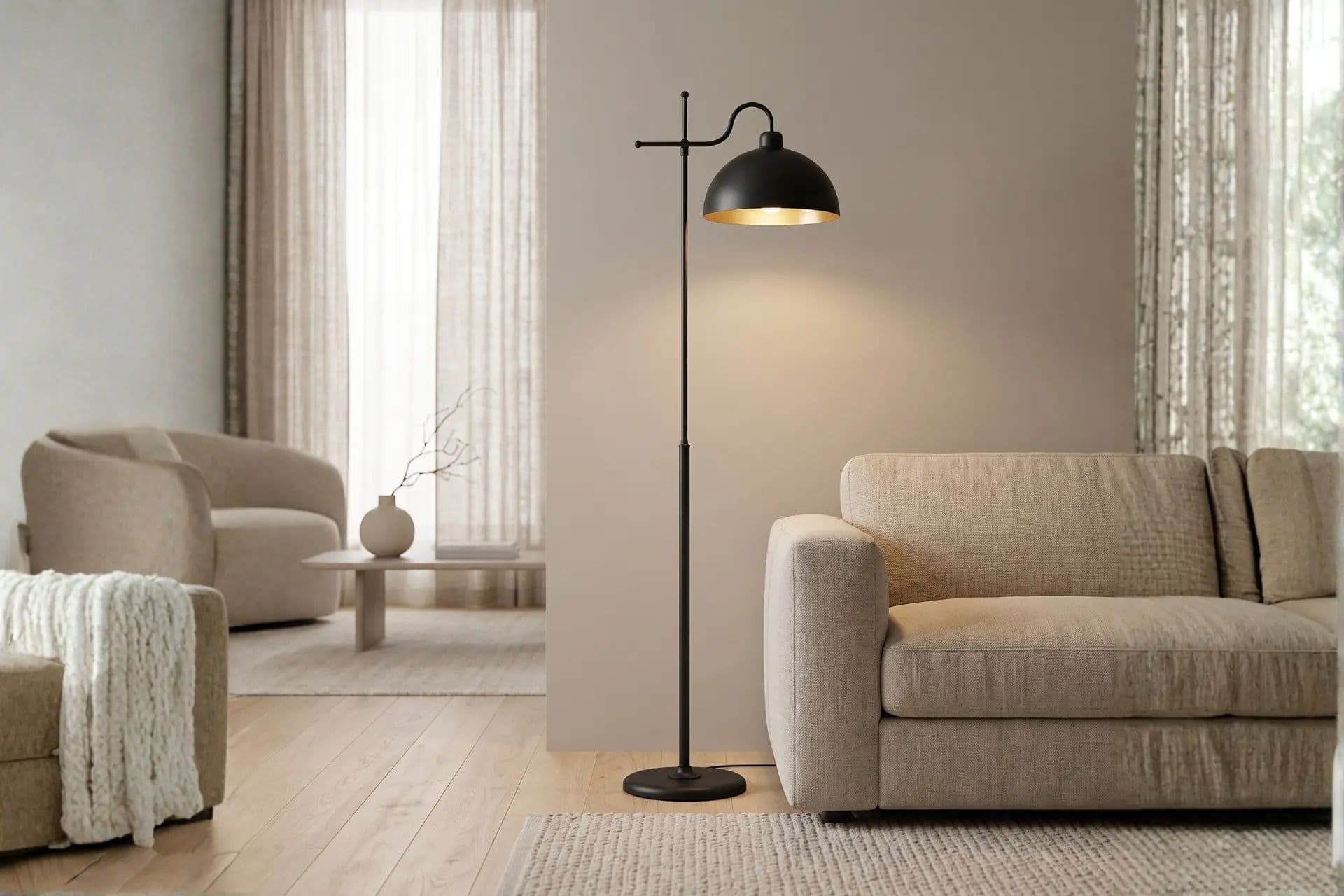 GLOREA METAL LAMBADER, ESKİTME SİYAH
