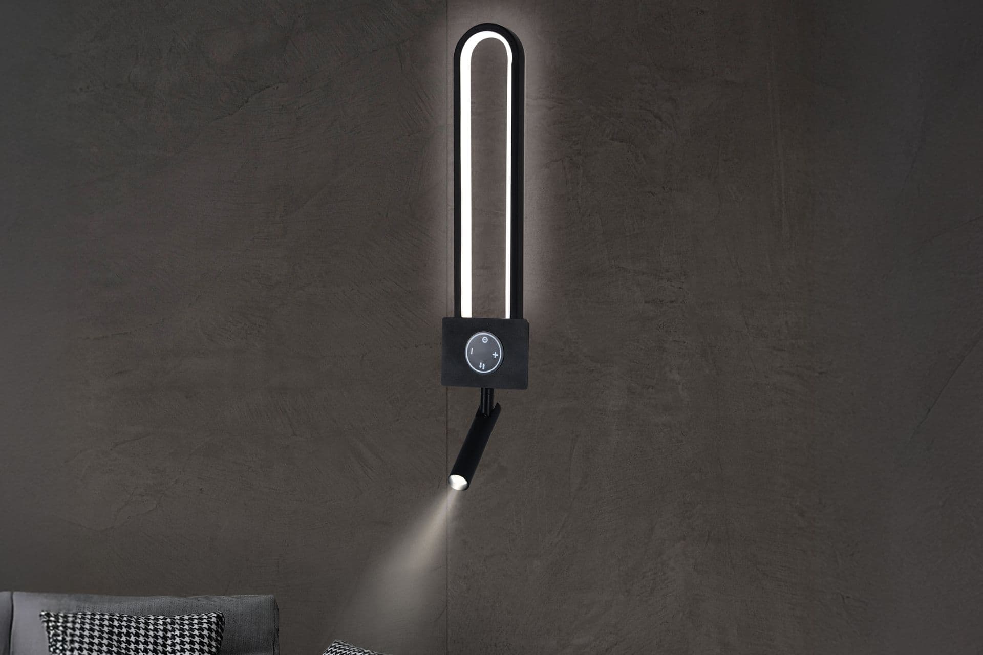 FEZA LED APLİK, SİYAH