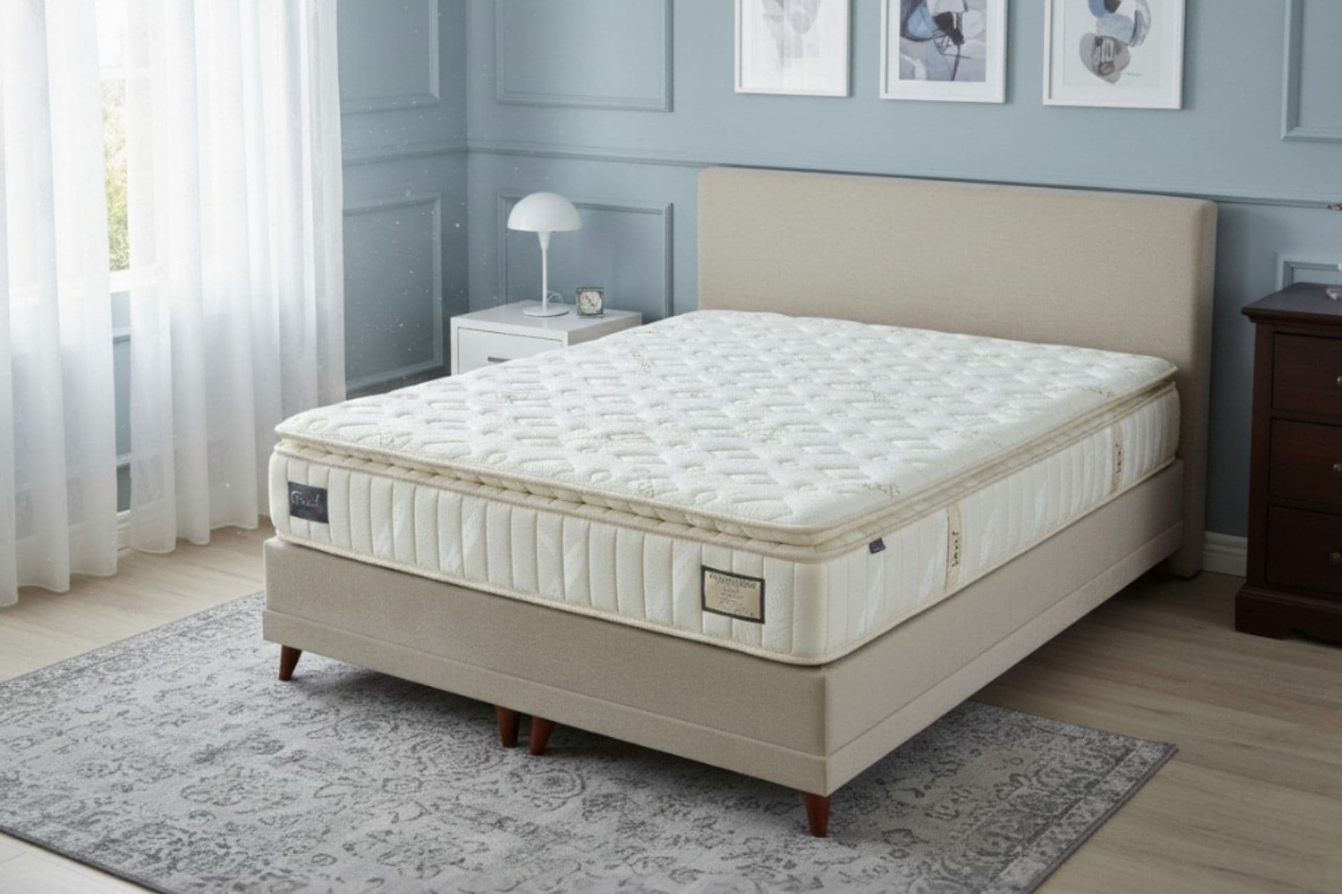 PUUF SLEEP MAGNİTUDE COTTON CASHMERE PEDLİ YATAK, 90X190