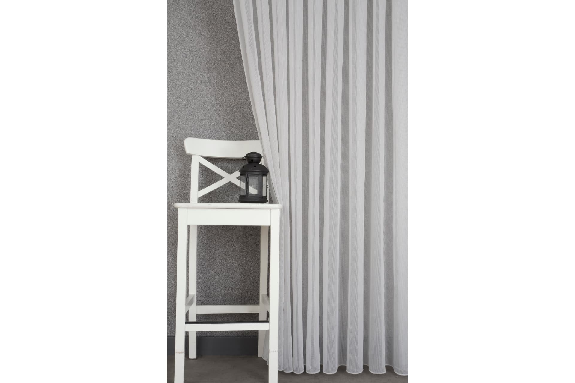 MASSARELLİ PAMUK DOKULU TÜL GRİ PİLESİZ 200X260