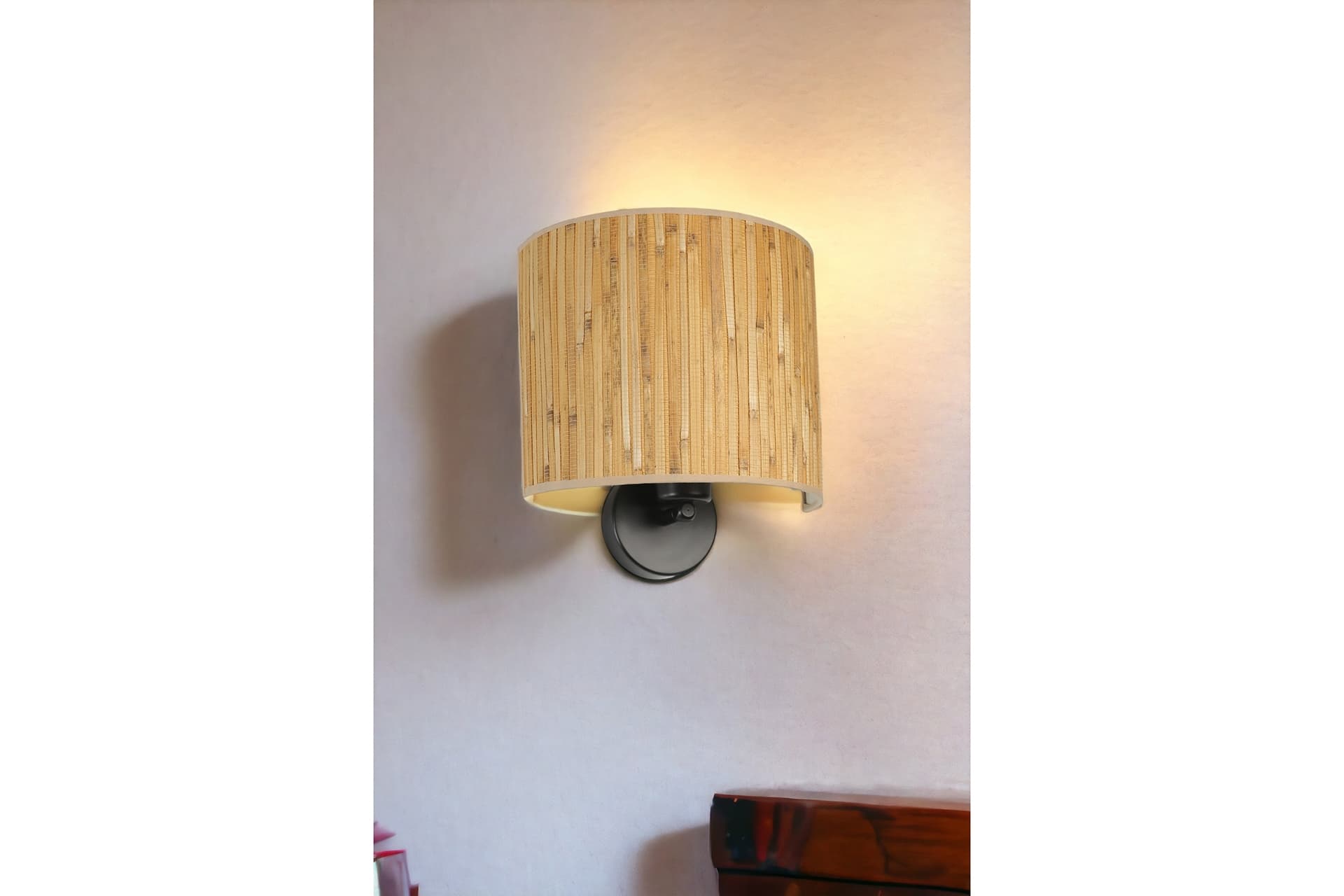 BAMBU 07 ABAJURLU OVAL APLİK