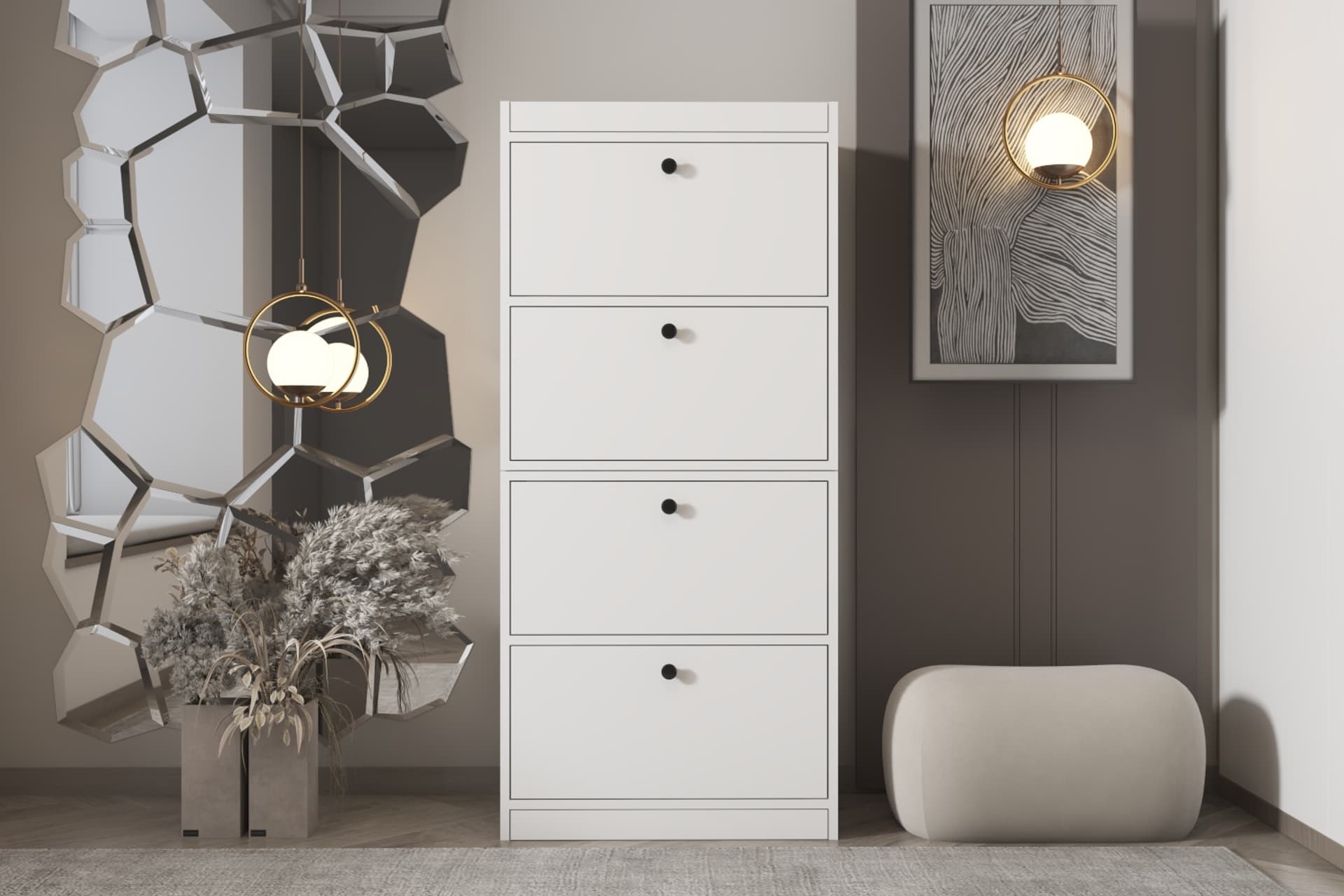 BK ÇOK AMAÇLI DOLAP, 4 KAPAKLI, ÇAD