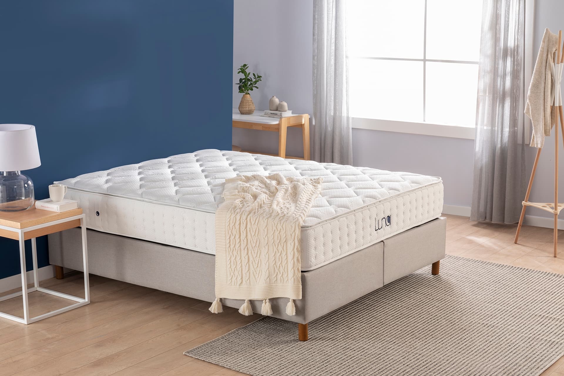 LUNA ASTRO EVERCLEAN ÇİFT KİŞİLİK YATAK, YIKANABİLİR VE HİJYENİK, 160X200