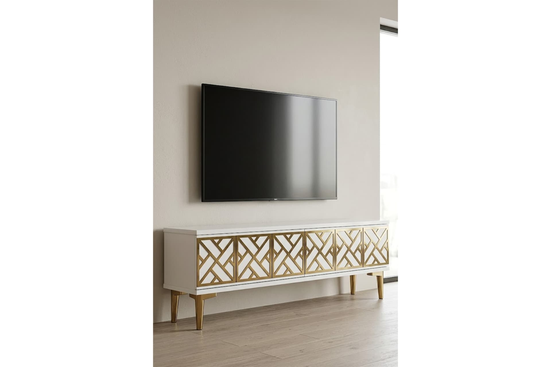 AREX TV SEHPASI BEYAZ GOLD 120 CM TSA1238BG