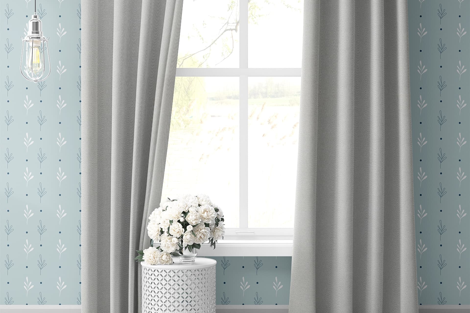 ETSHOME BLACKOUT PERDE, GRİ, 17592, 180X260