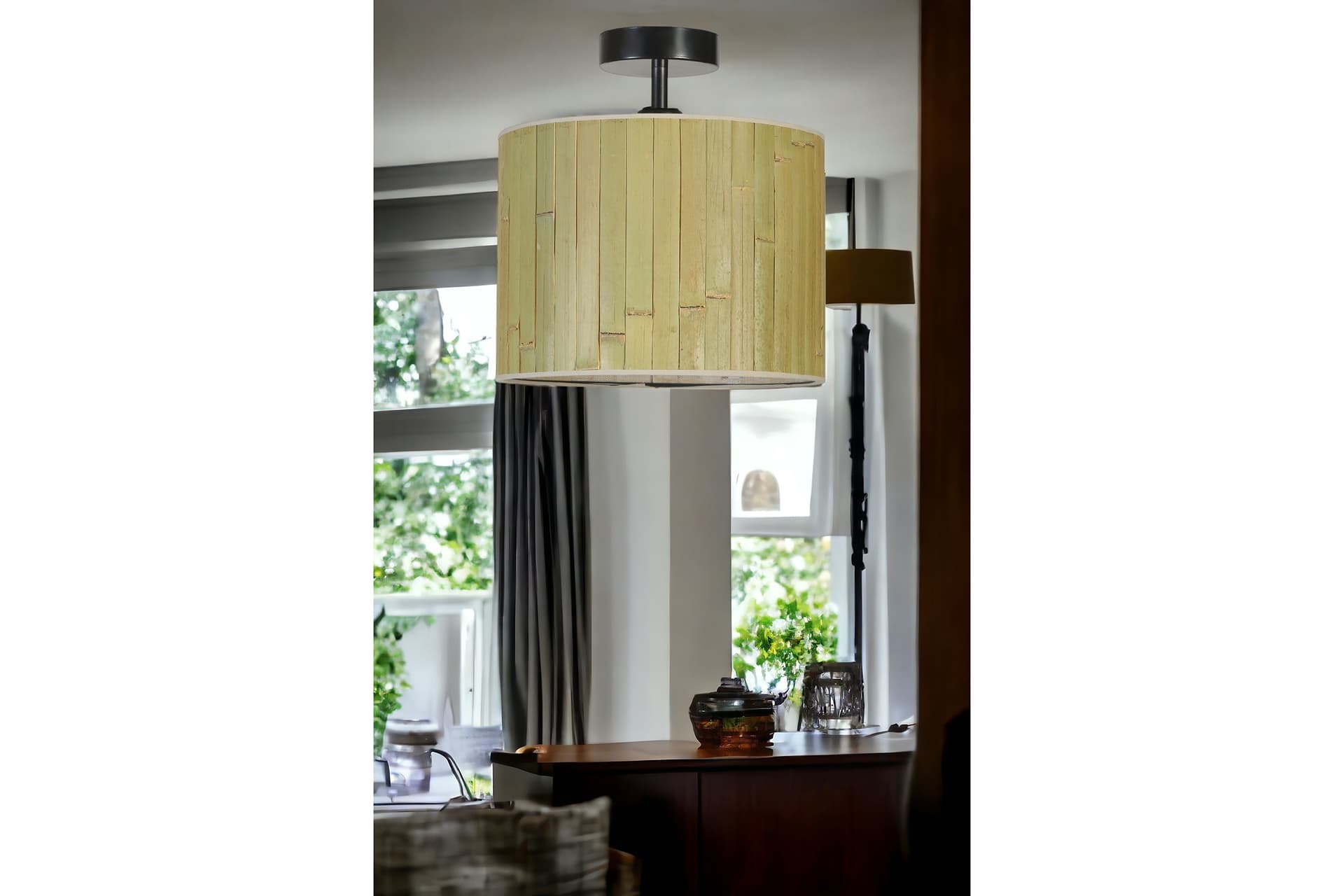 BAMBU 03 ABAJURLU PLAFONYER AVİZE
