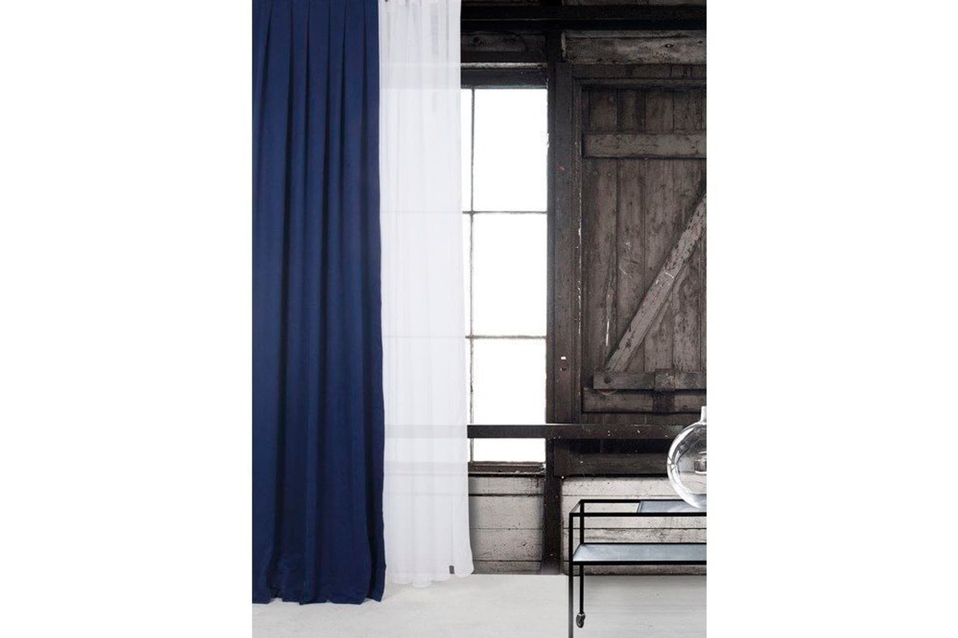 MASSARELLİ FON PERDE LACİVERT 1-2 SEYREK PİLE 260 CM 60