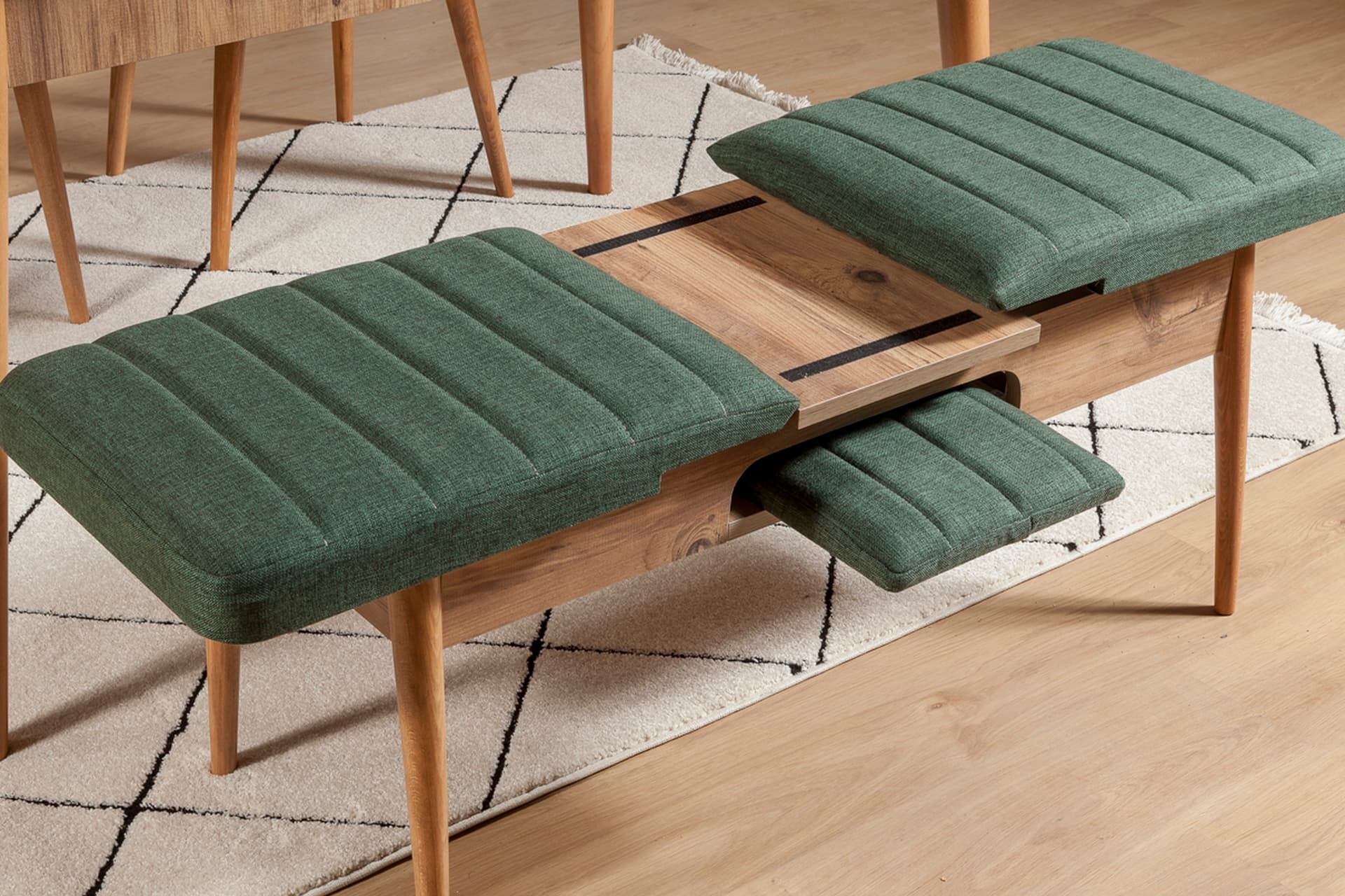 SEMBOL AÇILIR BENCH, ATLANTİK YEŞİL