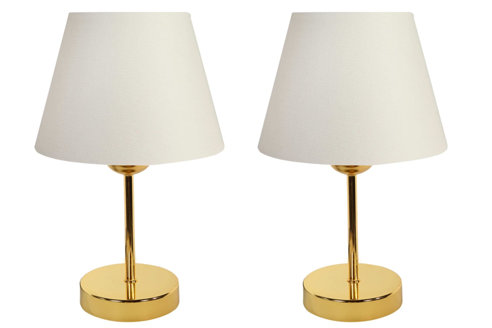 EVLİGHT METAL AYAKLI İKİLİ ABAJUR ABAJUR GOLD BEYAZ