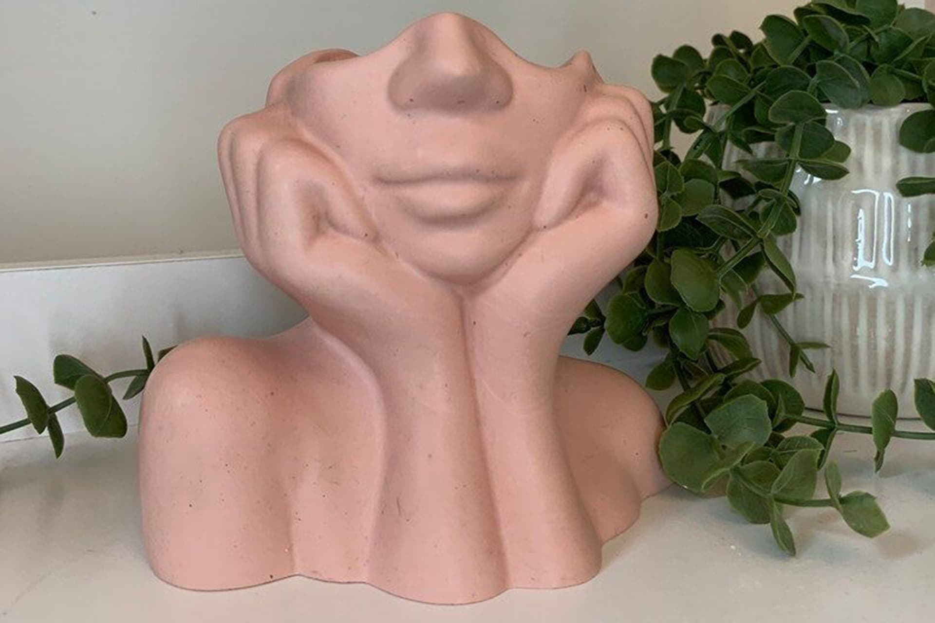 İSKANDİNAV LAYD KADIN VAZO, PEMBE