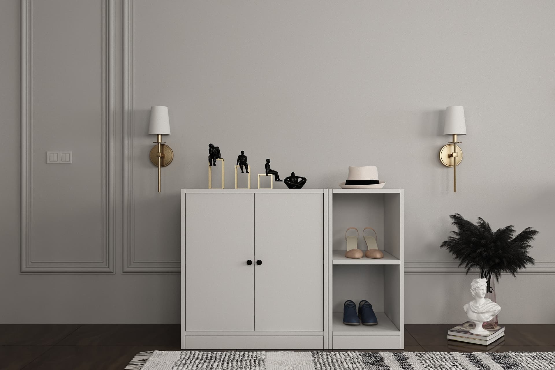 BK CONCEPT AYAKKABILIK, 2 KAPAKLI, AYK-1068-Ç