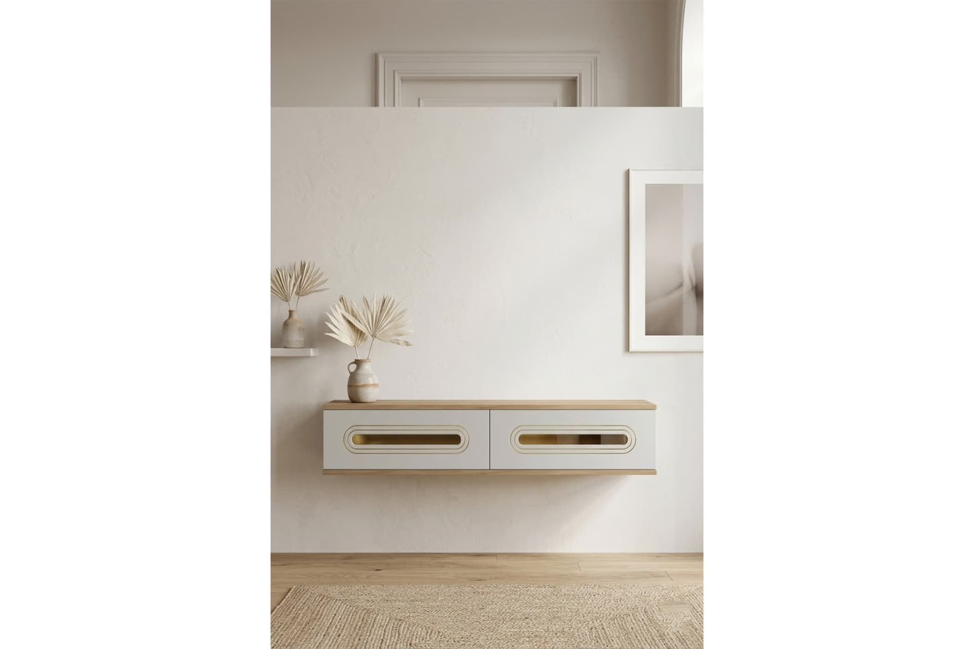 RANY DRESUAR ANTRE HOL RAFI SAFİRMEŞE BEYAZ GOLD 120 CM DA1220DBG