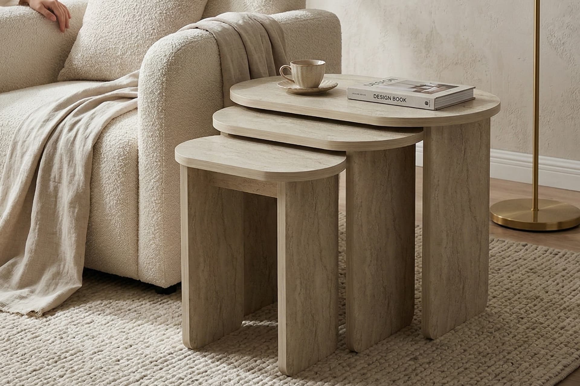 LOTUS ZİGON SEHPA, TRAVERTEN