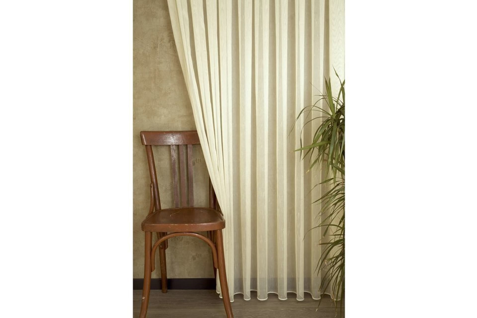 MASSARELLİ ETAMİN ŞANTUKLU TÜL ŞAMPANYA PİLESİZ 100X260