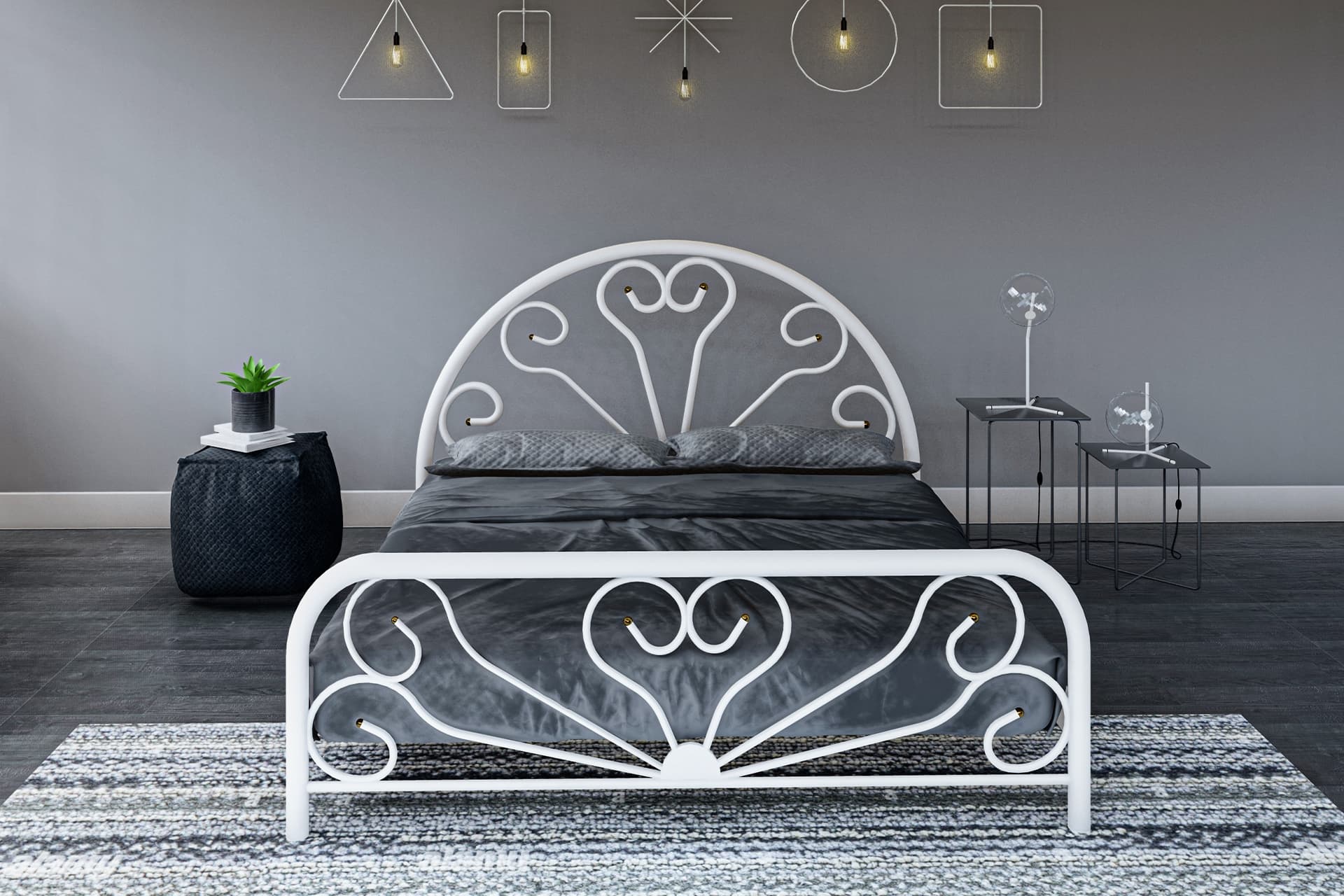 GM 300 BABY METAL KARYOLA, BEYAZ,  150X200