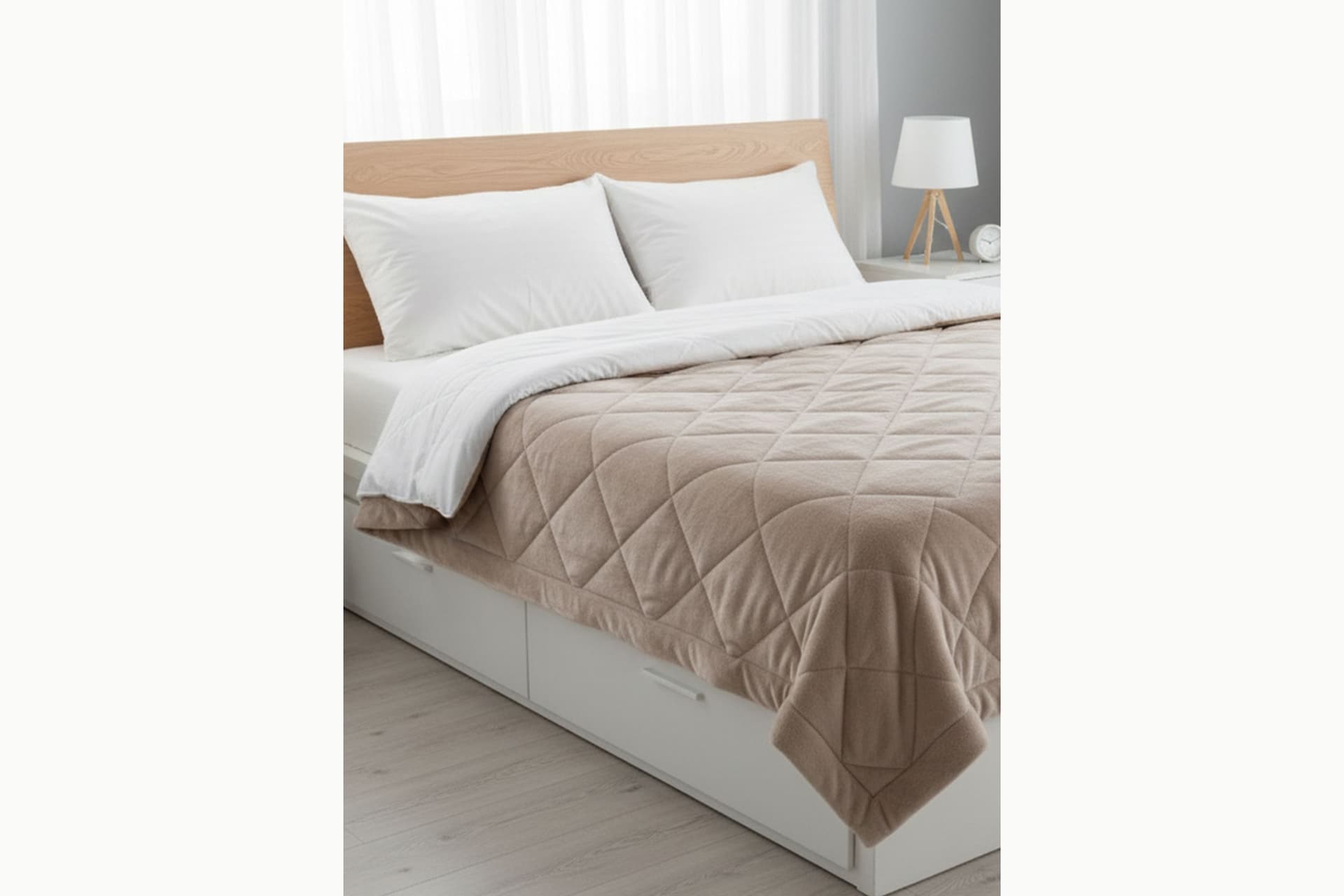 DORMEUR POLYCOTTON YORGAN FIRÇALI ÇİFT KİŞİLİK, CAPPUCCİNO