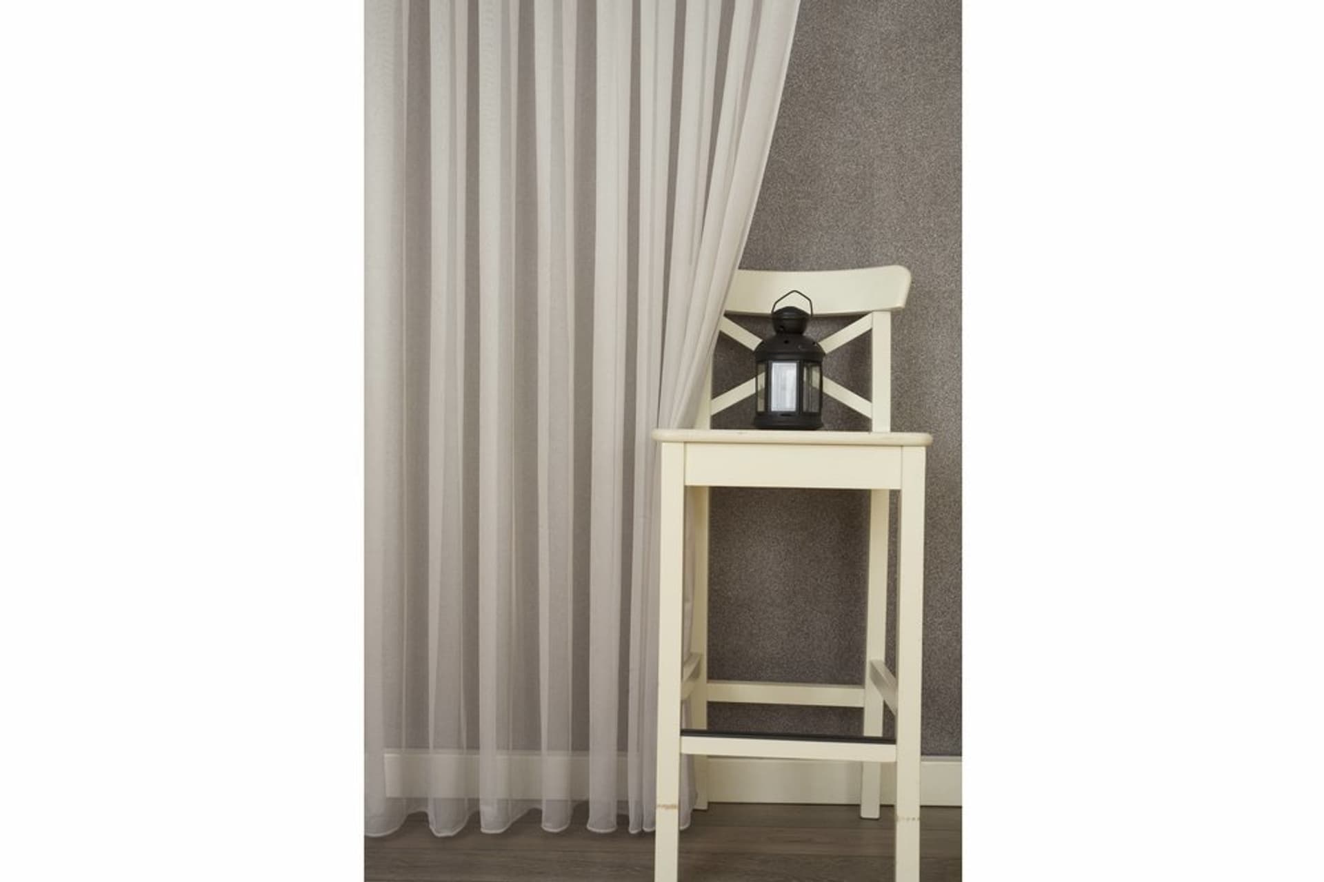 MASSARELLİ ETAMİN TÜL GÜMÜŞ  PİLESİZ 100X260