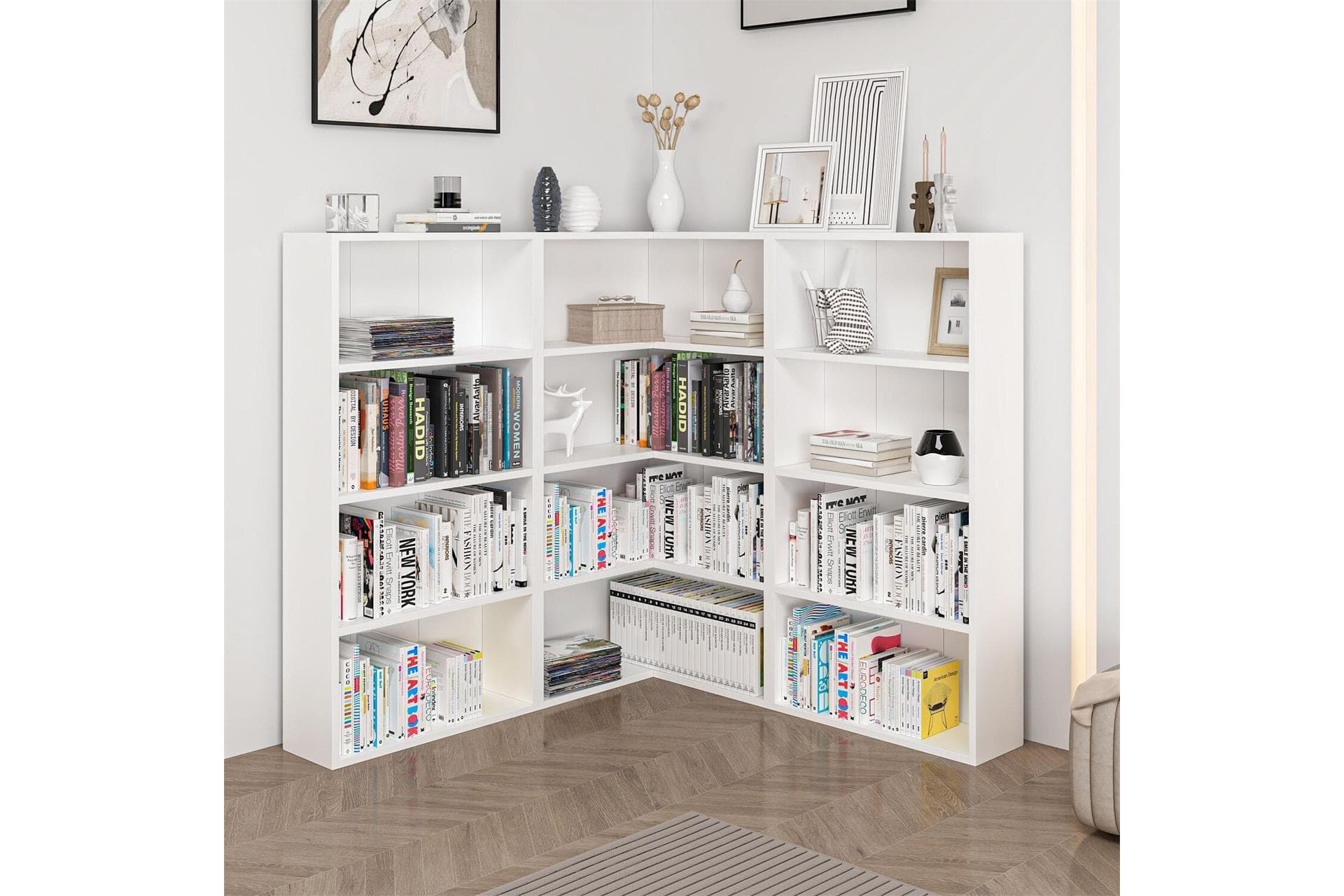 ADEL KÖŞE KİTAPLIK, SET 3 BEYAZ