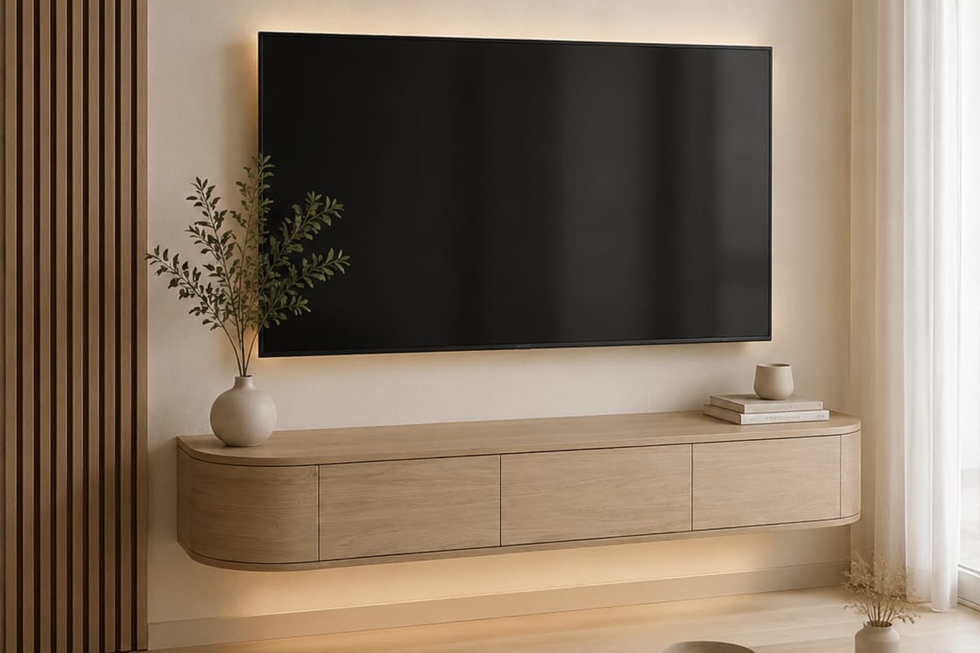 VUKKA MDF KAPLAMA TV SEHPASI, 180 CM