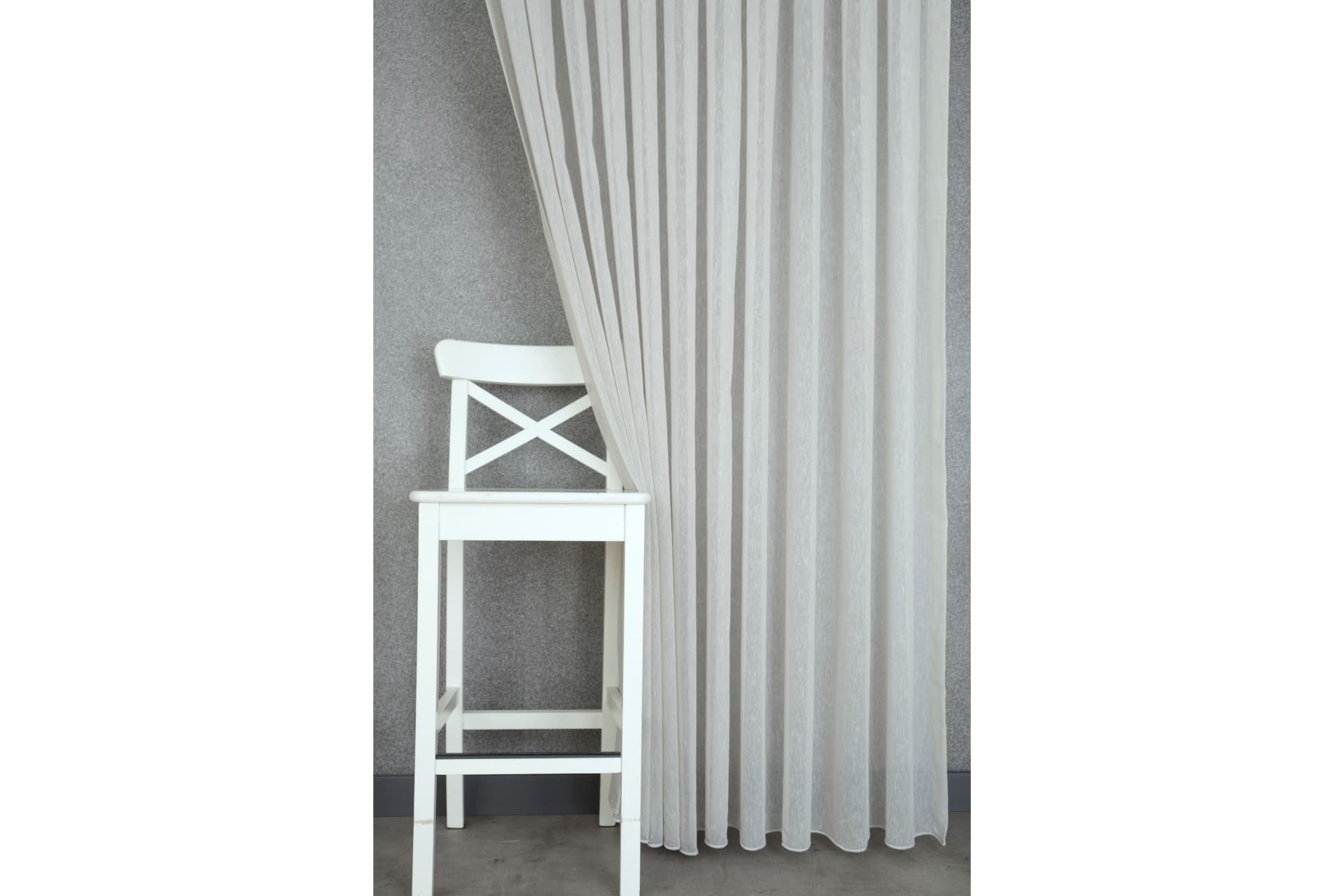 MASSARELLİ KETEN TÜL GRİ 1-2,5 ORTA SIK PİLE 200X260
