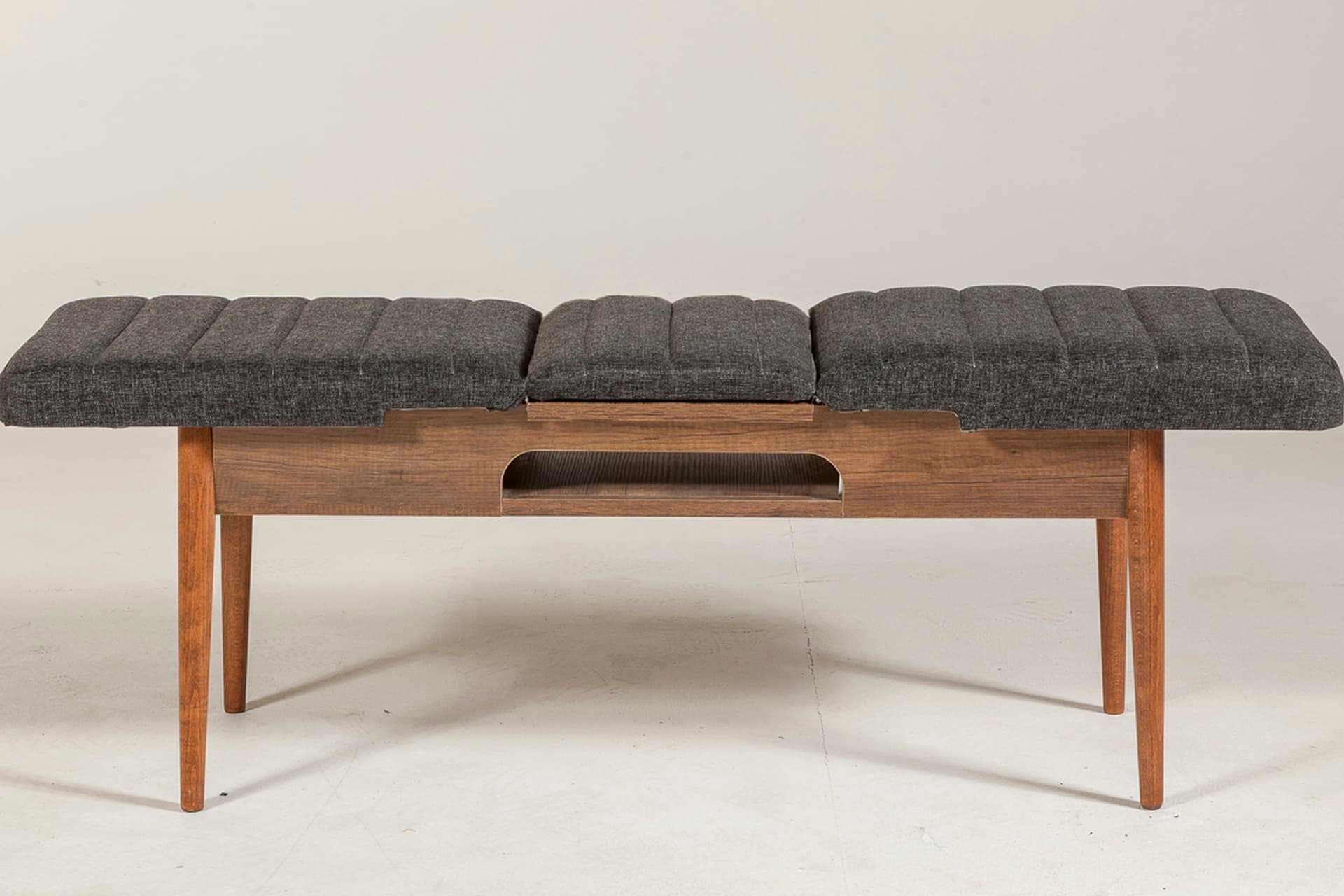 SEMBOL AÇILIR BENCH, CEVİZ ANTRASİT