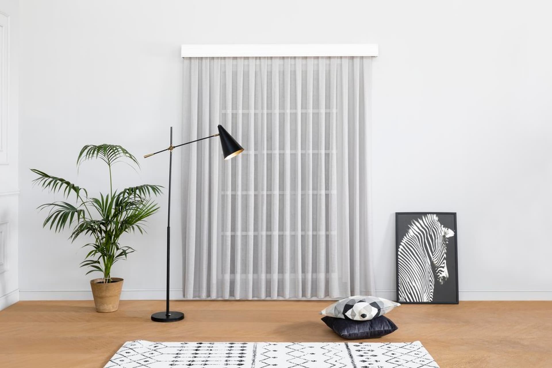 MASSARELLİ KETEN FOLDED TÜL GRİ PİLESİZ  260 CM 100