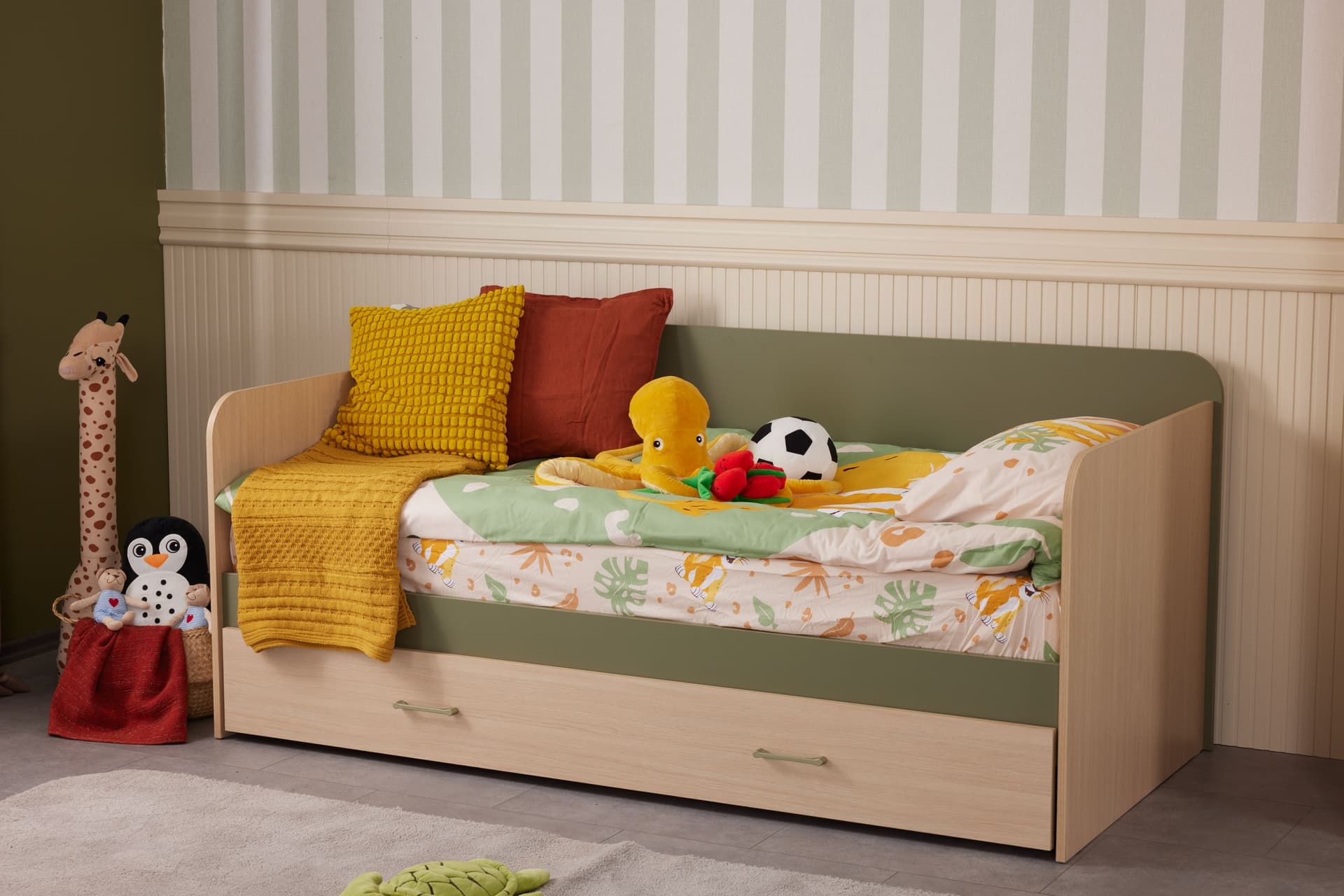 OLİV TODDLER YAVRULU KARYOLA