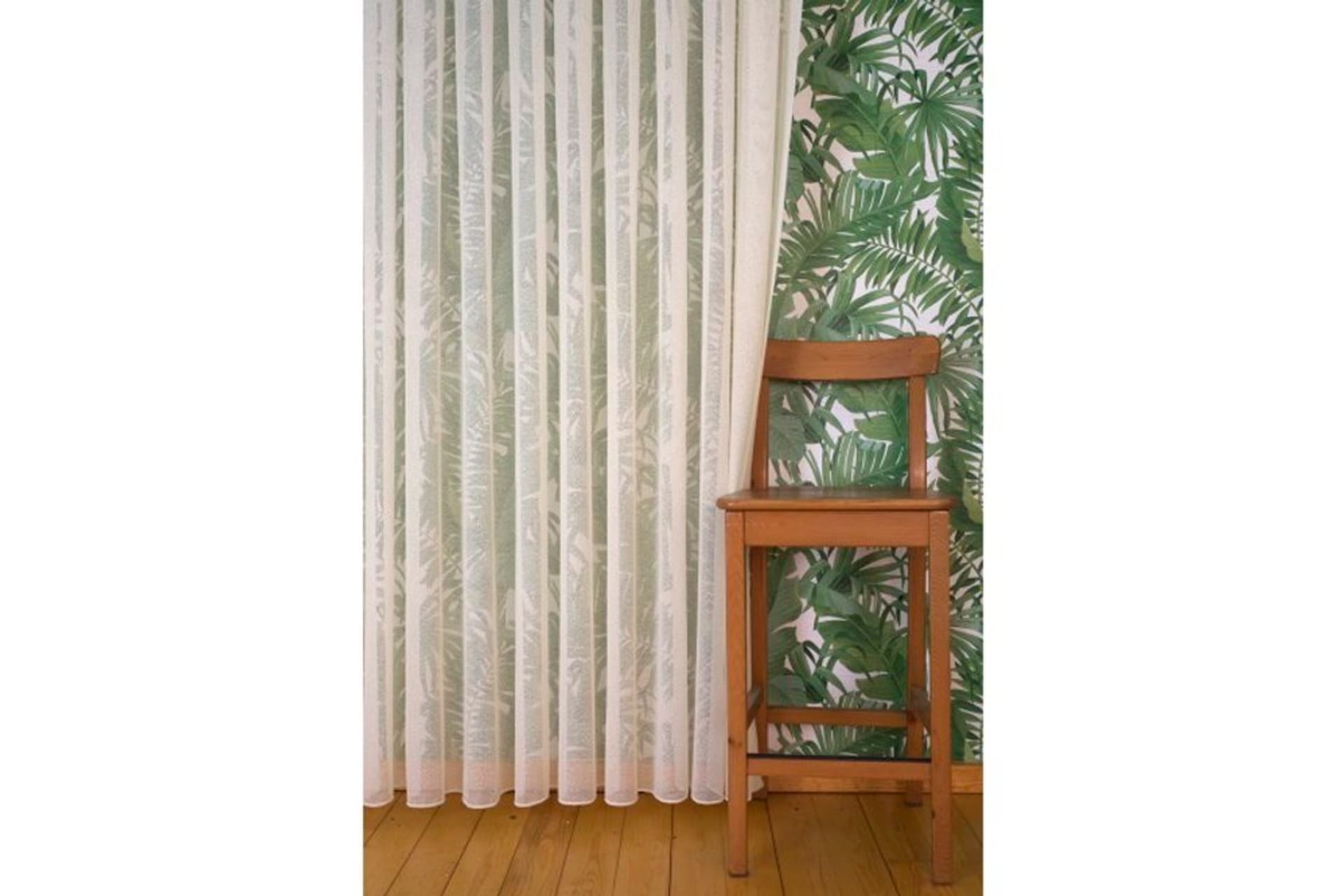 MASSARELLİ KETEN TÜL VİSKONLU KREM PİLESİZ 100X260