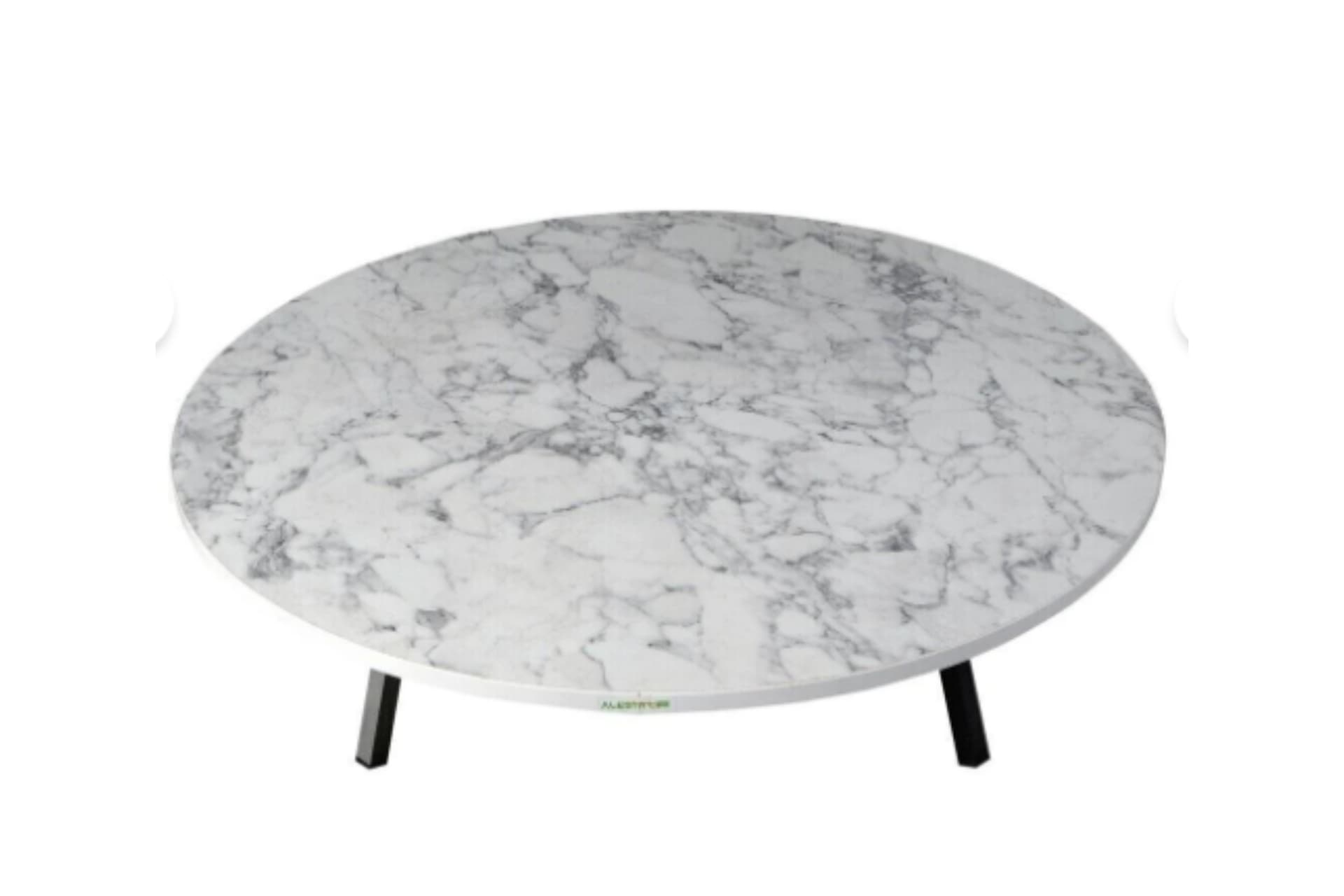 ALESTA BEYAZ DESENLİ KATLANABİLİR YER SOFRASI, 70 CM ÇAP , 21 CM YÜKSEKLİK
