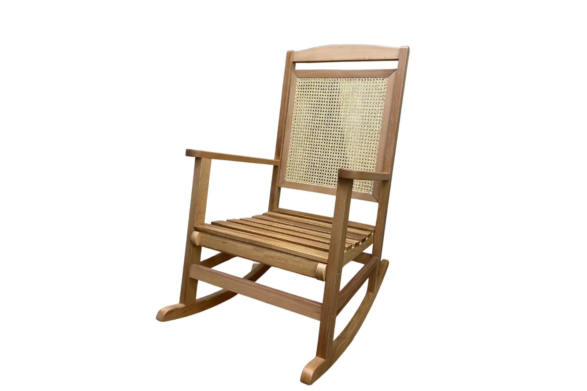 VERANDA SALLANAN SANDALYE, NATUREL AHŞAP AYAK