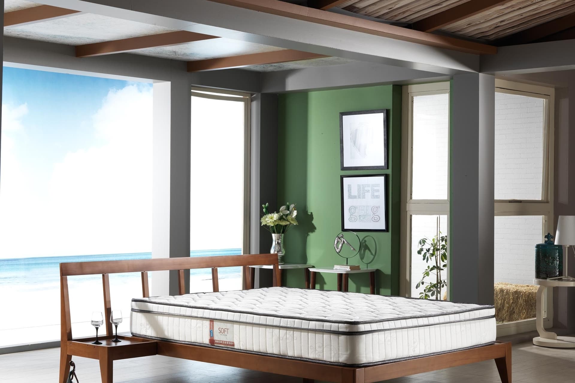 SOFT SABİT PEDLİ TEK KİŞİLİK YATAK, 90X190