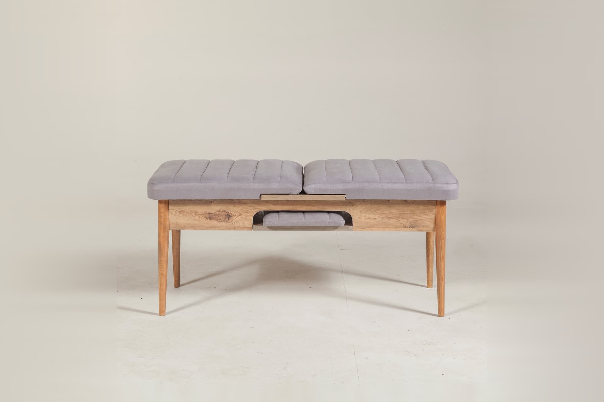 SEMBOL AÇILIR BENCH, ATLANTİK SOHO GRİ