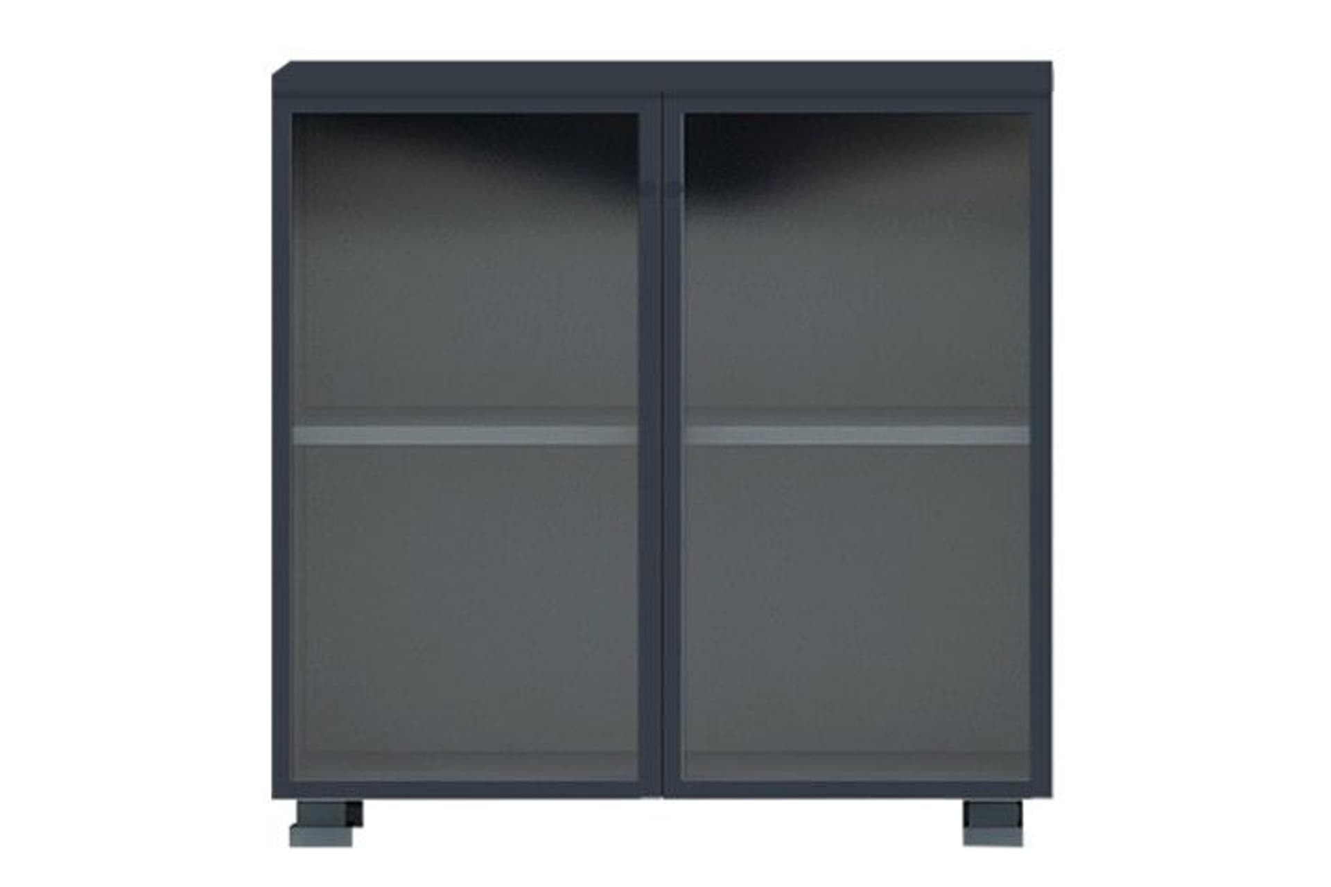 TİDY CAM KAPAKLI OFİS DOLABI, 80X81