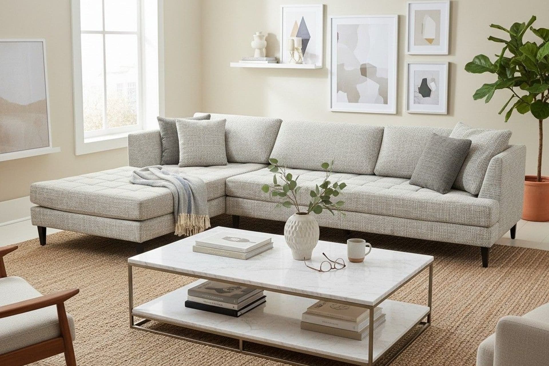 FERRO KÖŞE KOLTUK, SOL KÖŞE, AHŞAP AYAK, SHOWROOMDAN KUMAŞ DEĞİŞİMLİ
