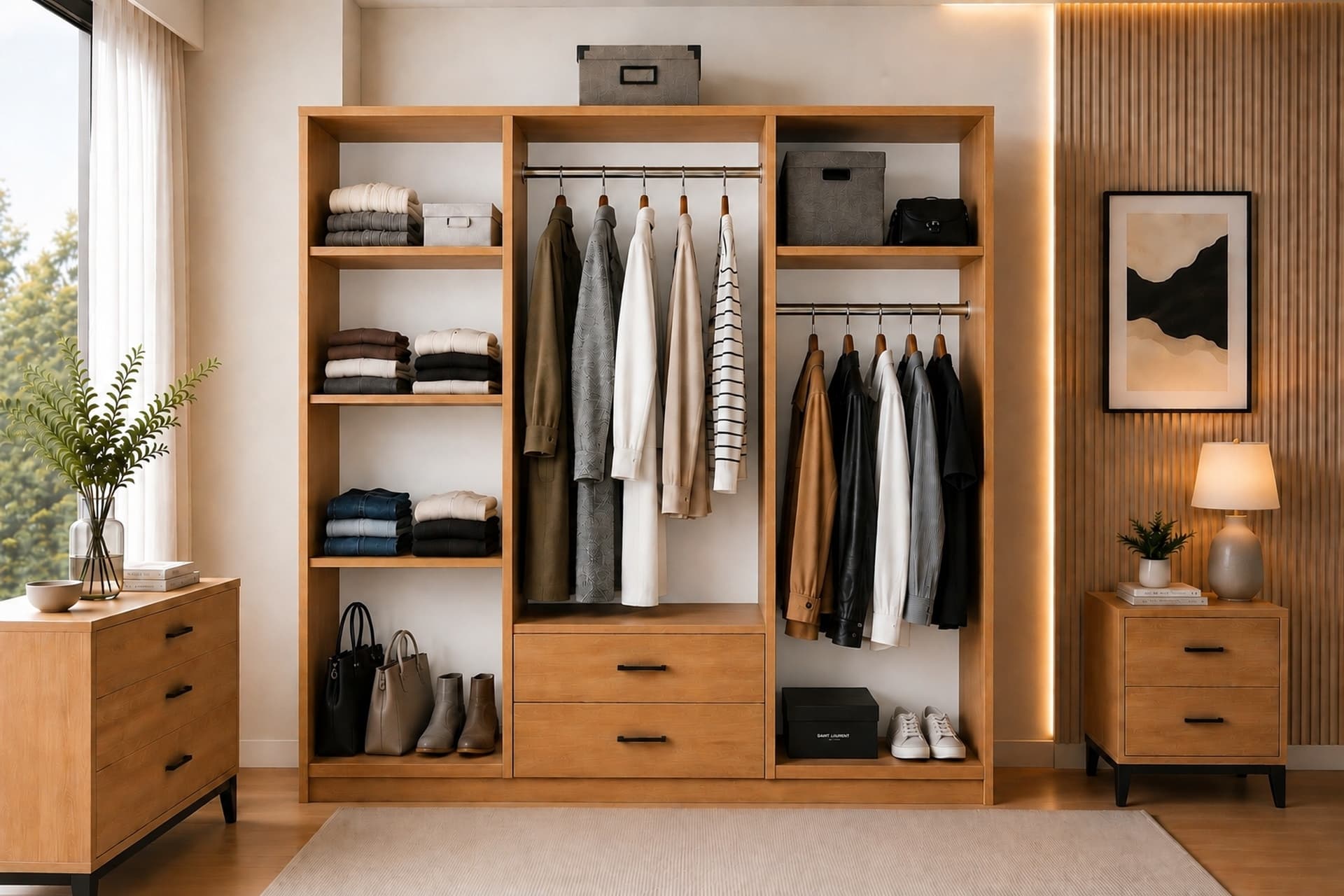DİAMOND GARDIROP, ANTRASİT GRİ SONOMO, 6 KAPAKLI