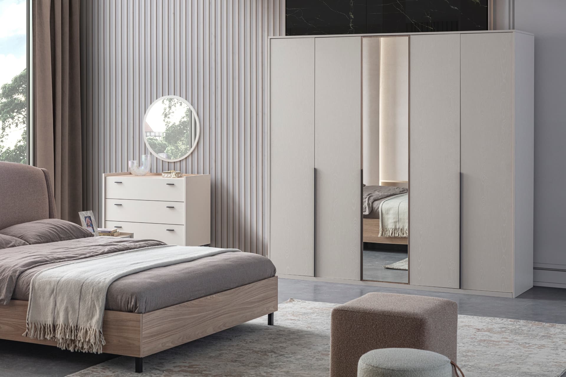 LANİS GARDIROP, 5 KAPAKLI