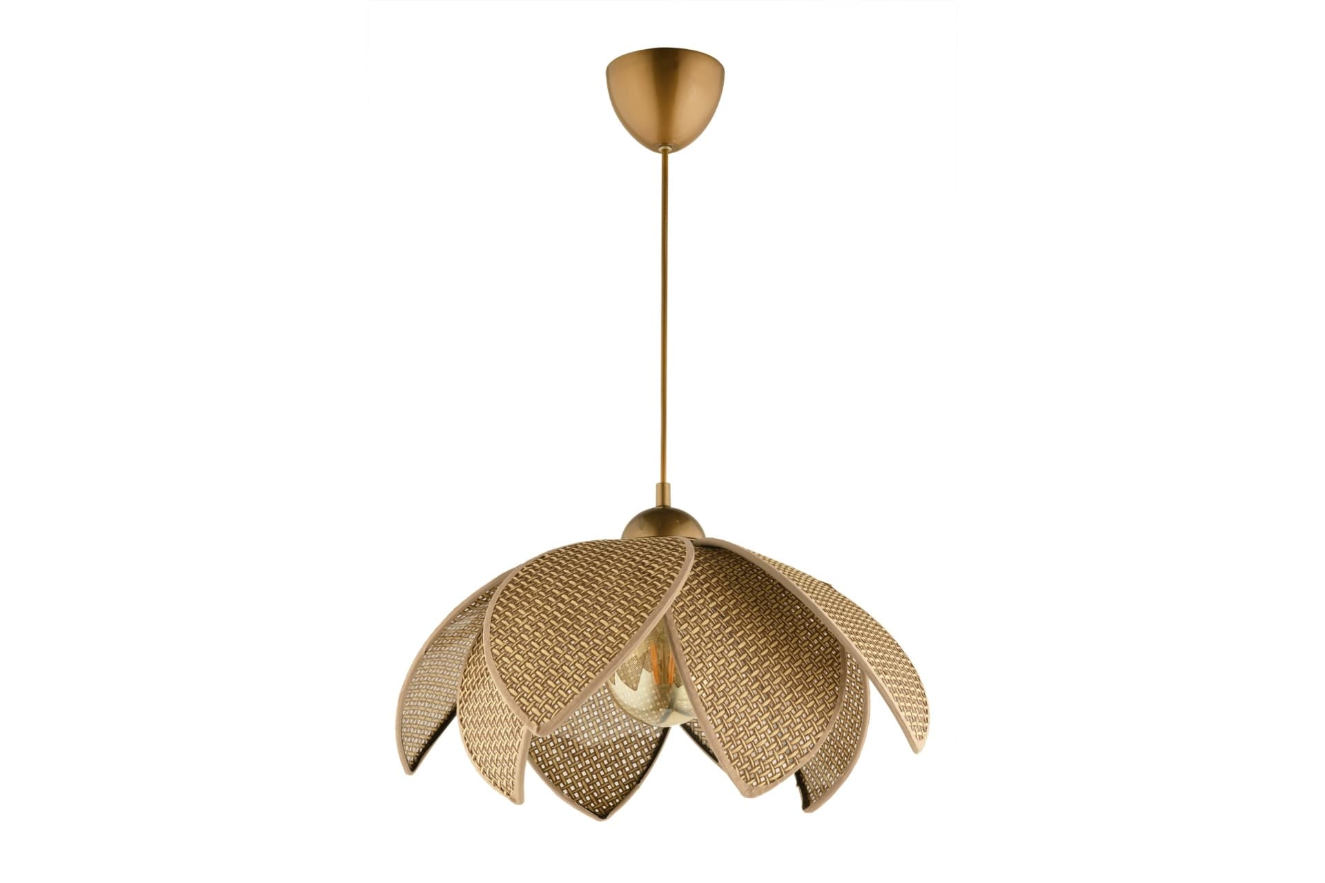 LOTUS HASIR AVİZE, KAHVERENGİ